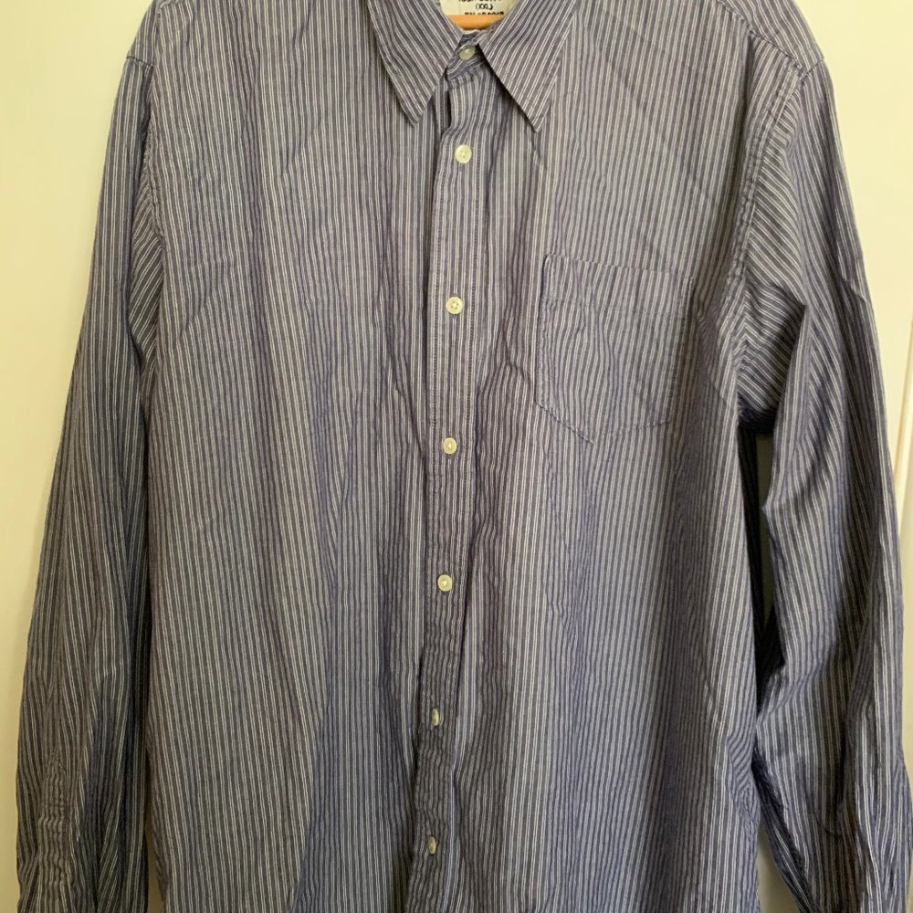 Lucky Brand Button-Up Pinstripe Shirt XXL
